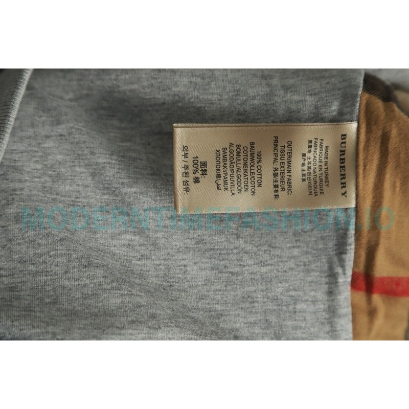 Burberry - 22FW Embroidered War Horse Hat Plaid Zipper Hoodie