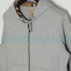 Burberry - 22FW Embroidered War Horse Hat Plaid Zipper Hoodie