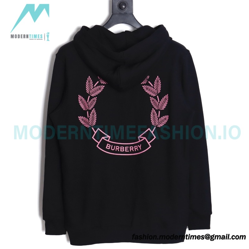 Burberry - Pink Oak Leaf Hoodie