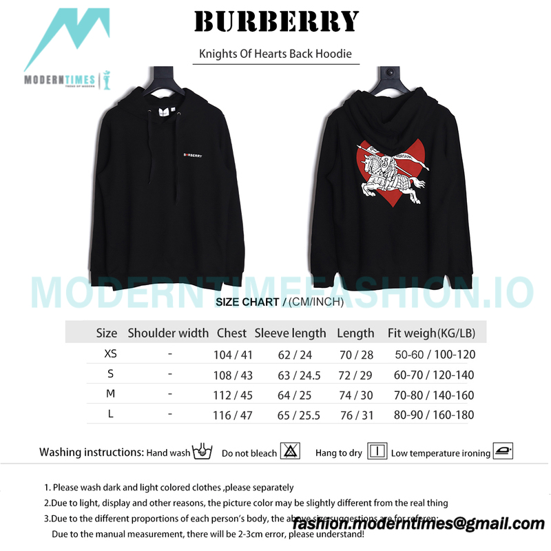 Burberry - Knights Of Hearts Back Hoodie