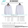 Burberry - Color Matching Round Neck Letter Embroidery Long Sleeve Hoodie