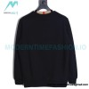 Burberry - Color Matching Round Neck Letter Embroidery Long Sleeve Hoodie