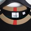 Burberry - Color Matching Round Neck Letter Embroidery Long Sleeve Hoodie
