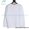 Burberry - Color Matching Round Neck Letter Embroidery Long Sleeve Hoodie