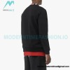 Burberry - Color Matching Round Neck Letter Embroidery Long Sleeve Hoodie