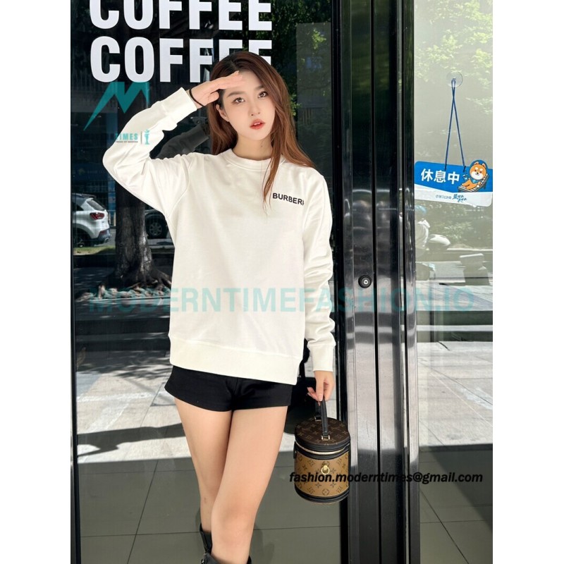 Burberry - 23FW Pressure Glue Small Label Round Neck Hoodie