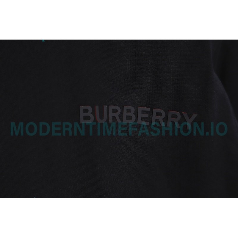 Burberry - 23FW Pressure Glue Small Label Round Neck Hoodie