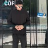 Burberry - 23FW Pressure Glue Small Label Round Neck Hoodie
