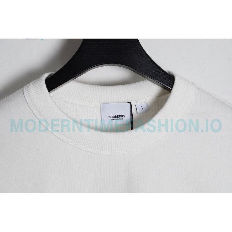 Burberry - 23FW Pressure Glue Small Label Round Neck Hoodie