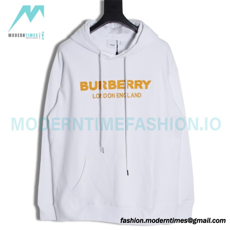  Burberry - 23FW Tatami Embroidery Hoodie