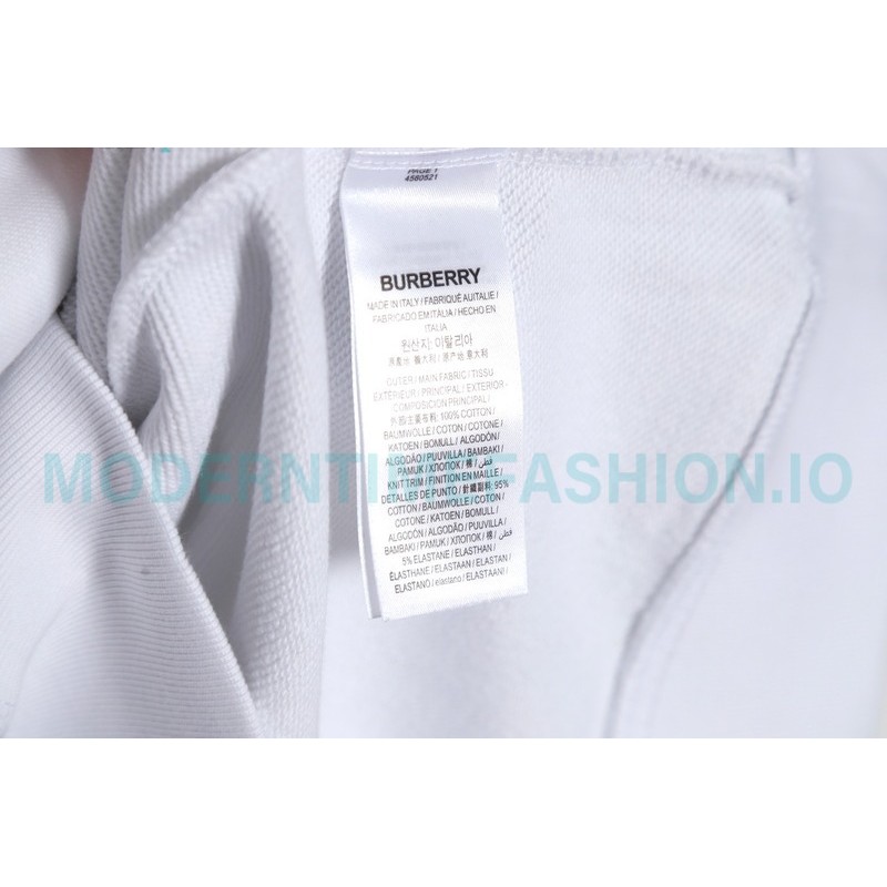  Burberry - 23FW Tatami Embroidery Hoodie