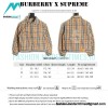  Burberry - Supreme  Co-branded Warhorse Embroidered Denim Jacket
