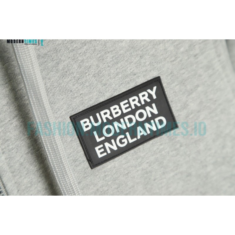 Burberry - 21Fw Silicone Logo Inner Check hooded coat