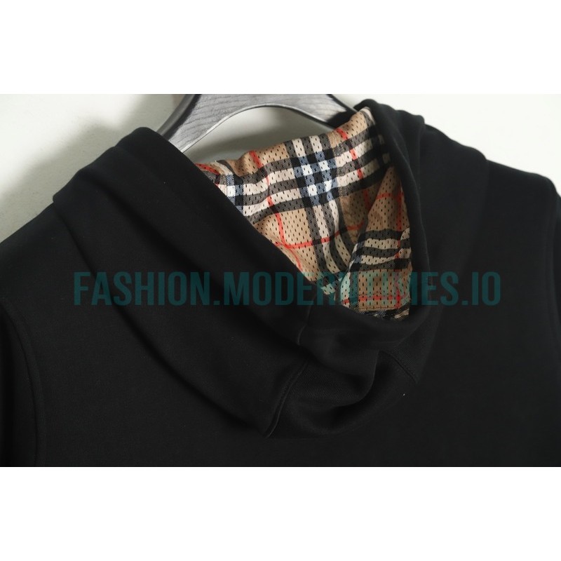 Burberry - 21Fw Silicone Logo Inner Check hooded coat