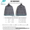 Burberry - 23FW New Blue And White Checked Hooded Jacket