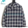 Burberry - 23FW New Blue And White Checked Hooded Jacket