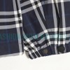 Burberry - 23FW New Blue And White Checked Hooded Jacket