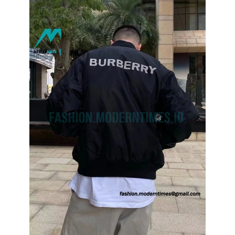 Burberry - 22FW Back Letter Pilot Quilted Jacket