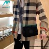 Burberry - 22FW Checked Wool Zipper Shirt Coat