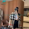 Burberry - 22FW Checked Wool Zipper Shirt Coat