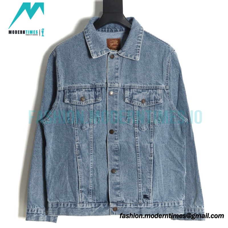 Burberry - Supreme 23SS War Horse Embroidered Denim Jacket