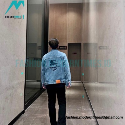 Burberry - Supreme 23SS War Horse Embroidered Denim Jacket