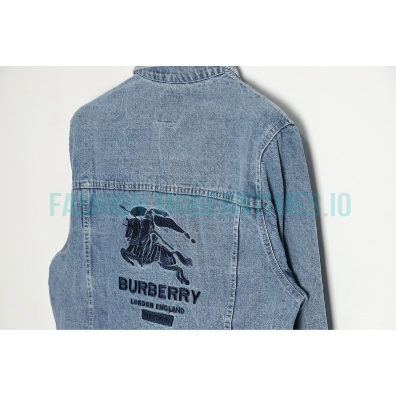 Burberry - Supreme 23SS War Horse Embroidered Denim Jacket
