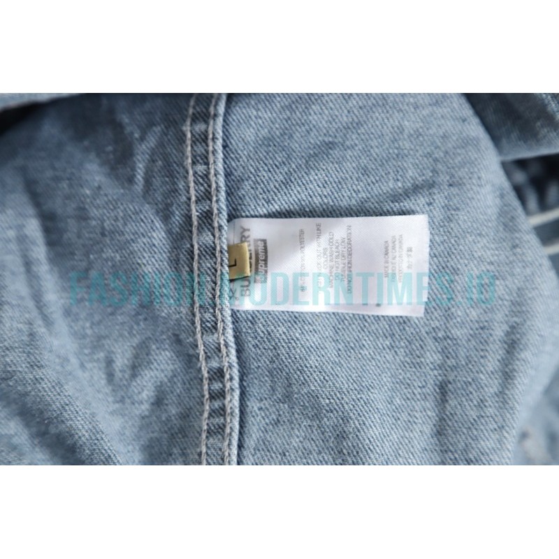 Burberry - Supreme 23SS War Horse Embroidered Denim Jacket