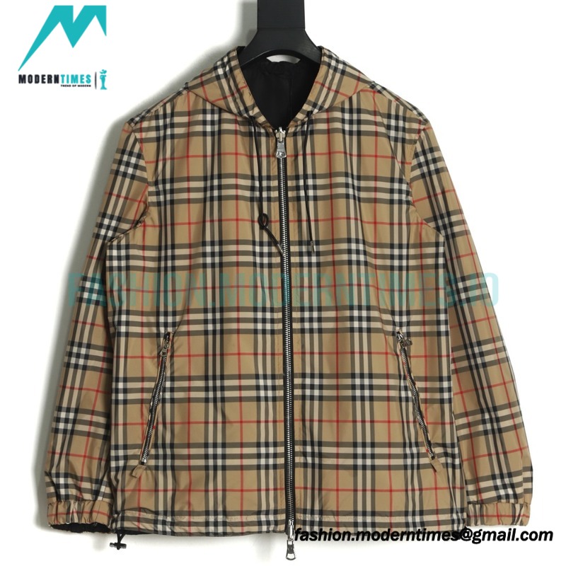 Burberry - Classic Little Check Double-sided Jacket