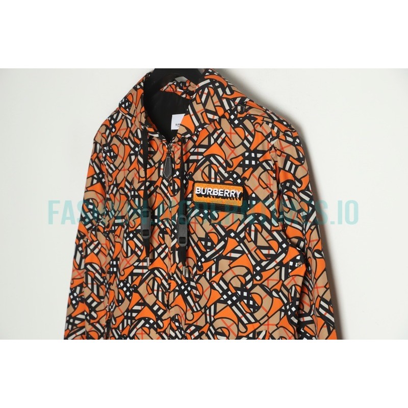 Burberry - 22FW Digital Printed Nylon Hooded Coat