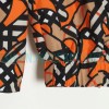 Burberry - 22FW Digital Printed Nylon Hooded Coat