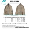 Burberry - Functional Plaid Stand Collar Thin Coat