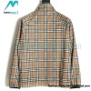 Burberry - Functional Plaid Stand Collar Thin Coat