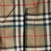 Burberry - Functional Plaid Stand Collar Thin Coat