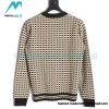 Burberry - 23FW Black And White Plaid V-neck Knit Sweater Cardigan