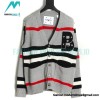 Burberry - 22FW POP Co-branded Inlaid Gray Striped Cardigan