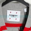 Burberry - 22FW POP Co-branded Inlaid Gray Striped Cardigan