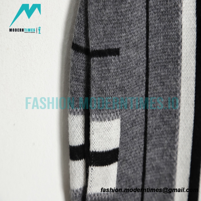 Burberry - 23SS Grey Striped Knit Wool Shorts Pants