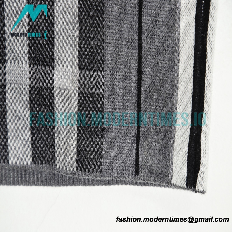 Burberry - 23SS Grey Striped Knit Wool Shorts Pants