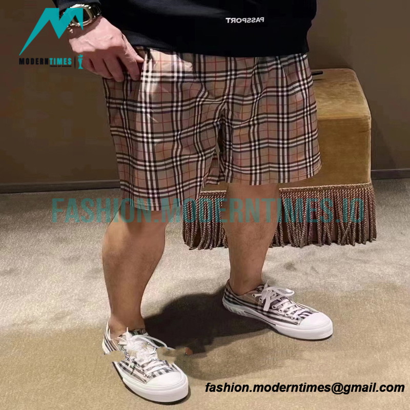 Burberry - 23SS Checked Beach Shorts Pants