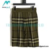Burberry - 21FW Dark Green Plaid Wool Shorts