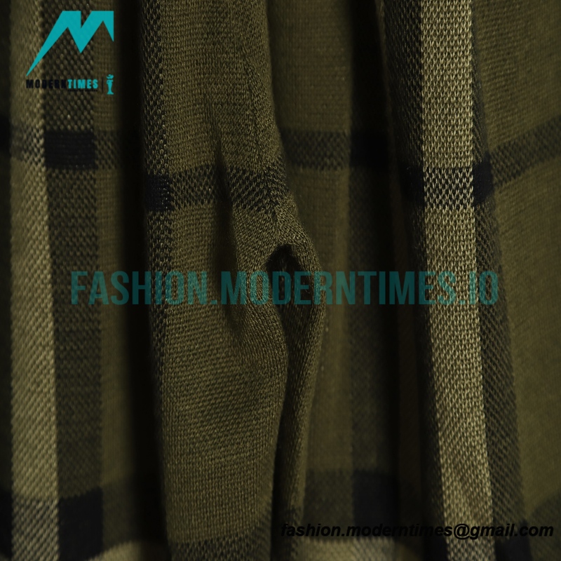 Burberry - 21FW Dark Green Plaid Wool Shorts