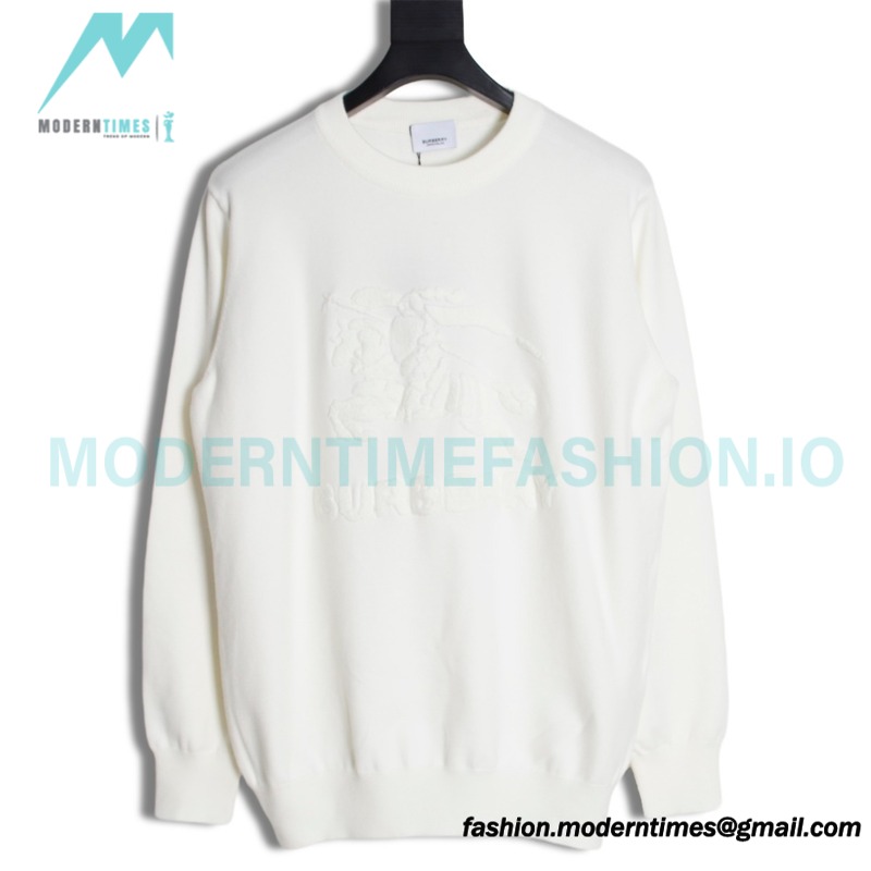  Burberry - 23ss Towel Embroidered Warhorse Knit Sweater