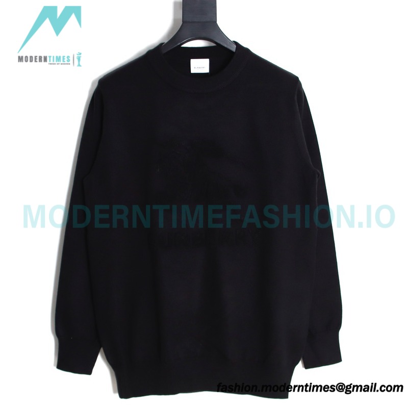  Burberry - 23ss Towel Embroidered Warhorse Knit Sweater