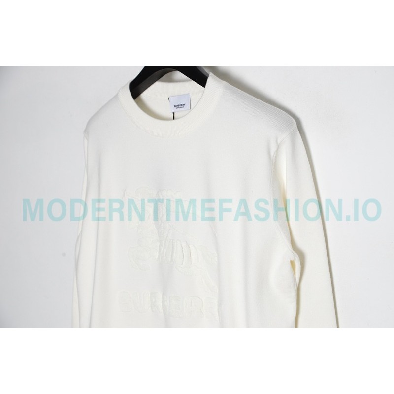  Burberry - 23ss Towel Embroidered Warhorse Knit Sweater