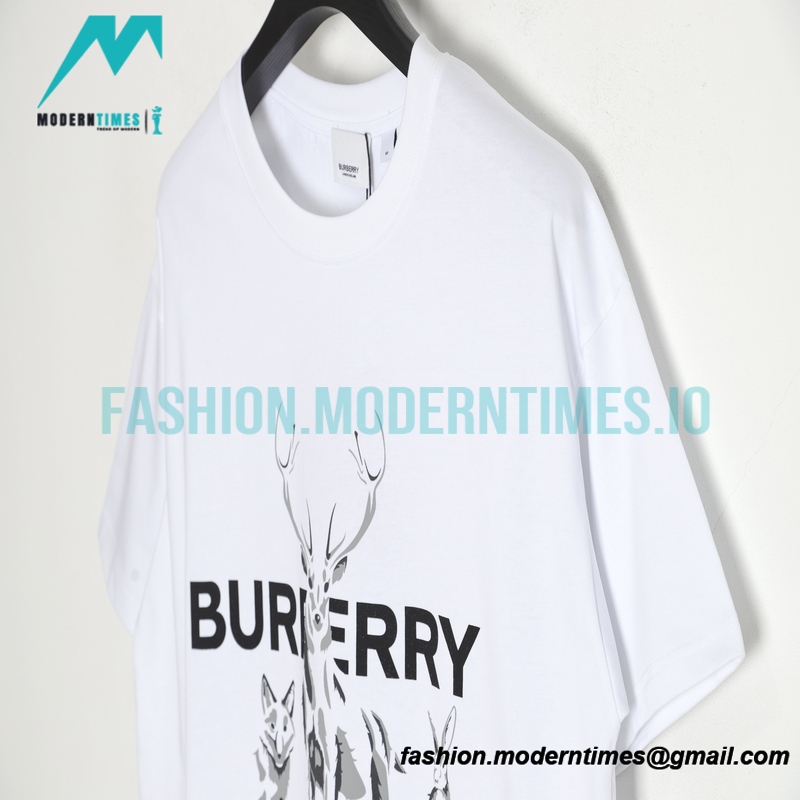 Burberry - 22ss Large Embroidered Short-sleeved Polo Back