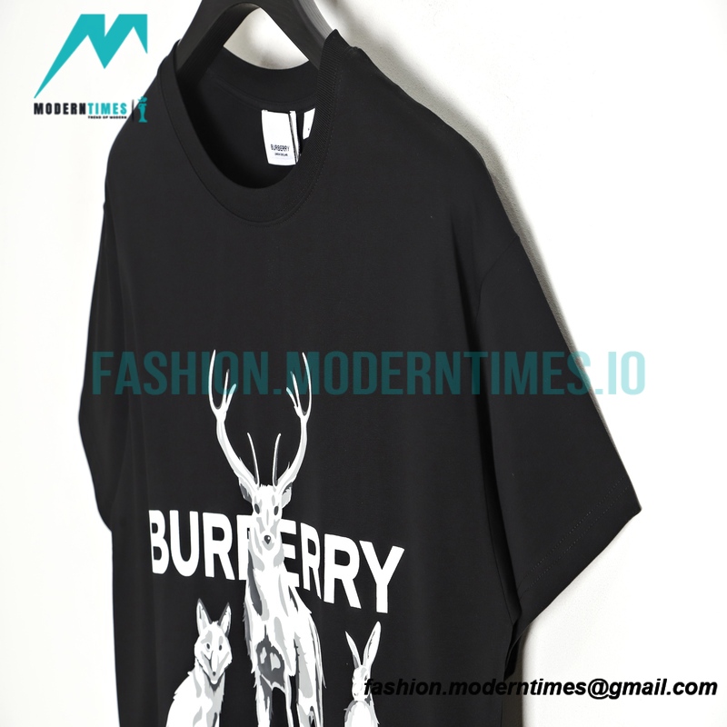 Burberry - 22ss Large Embroidered Short-sleeved Polo Back