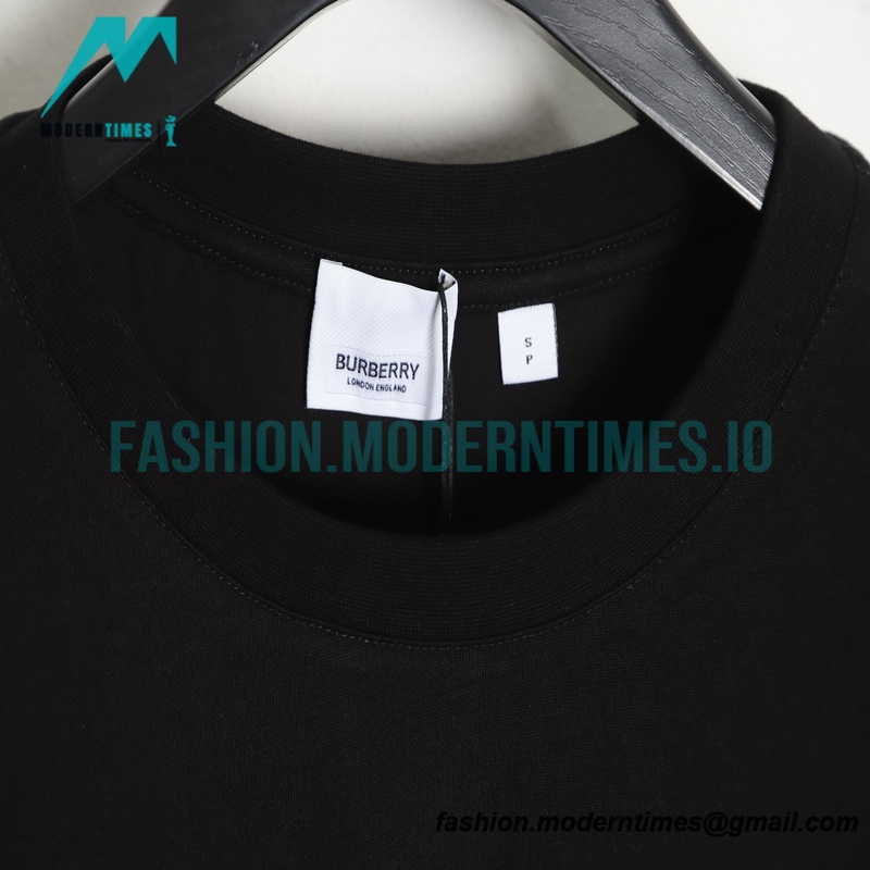 Burberry - 2022SS Circle Large Embroidered Short-sleeved T-shirt