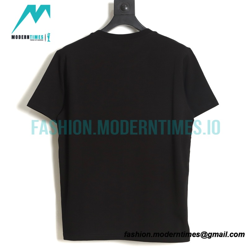 Burberry - 2022SS Circle Large Embroidered Short-sleeved T-shirt
