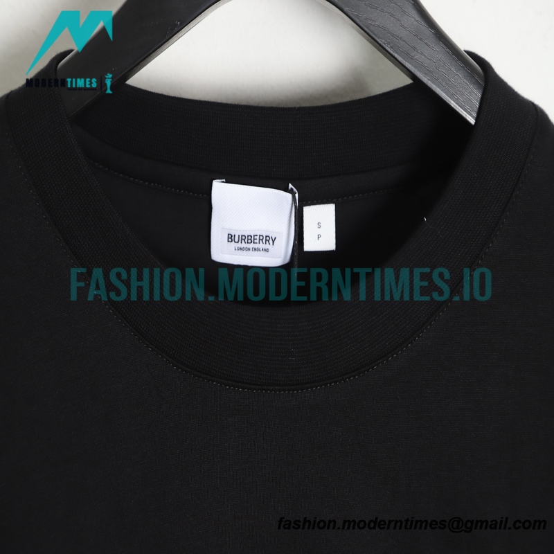 Burberry - 23SS Stereoscopic Geometric Embroidered Short-sleeved T-shirt